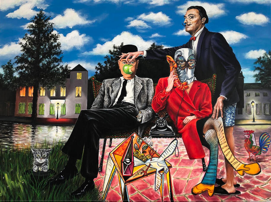 Magritte and Dali